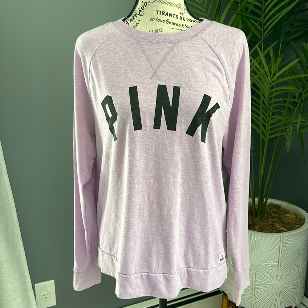 PINK crew neck sweater